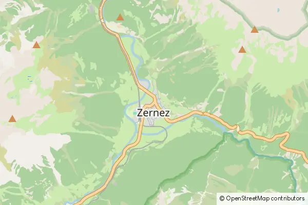 Mapa Zernez