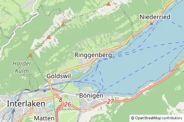 Mapa Ringgenberg