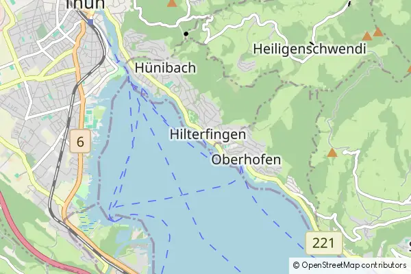 Mapa Hilterfingen