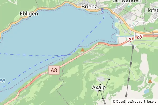 Mapa Giessbach