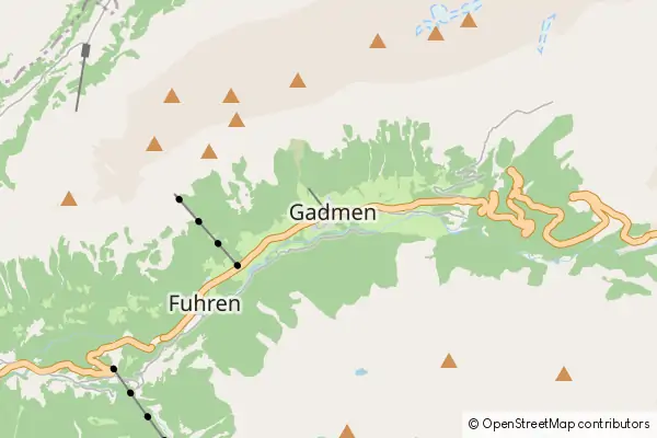 Mapa Gadmen