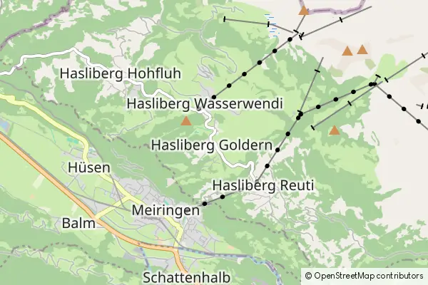 Mapa Hasliberg