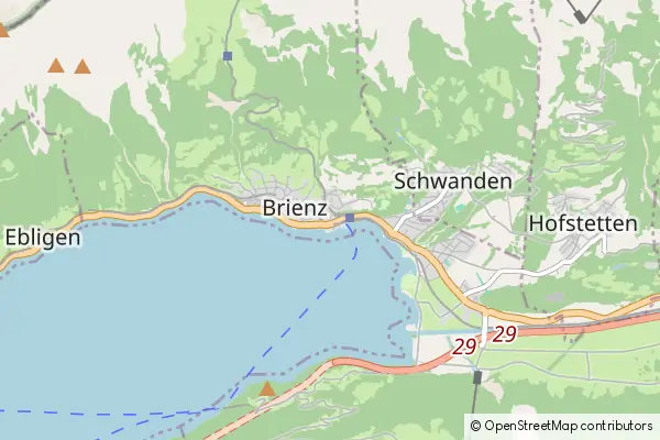 Mapa Brienz