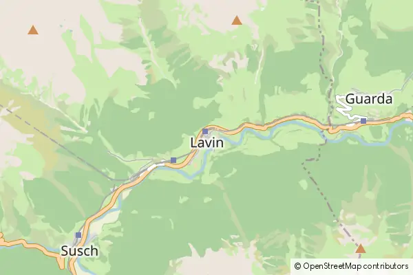 Mapa Lavin