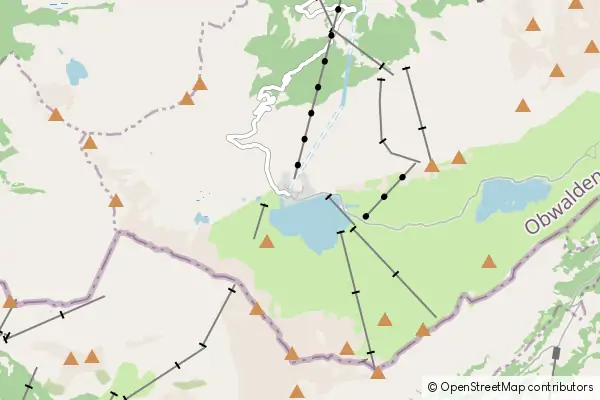 Mapa Melchsee-Frutt