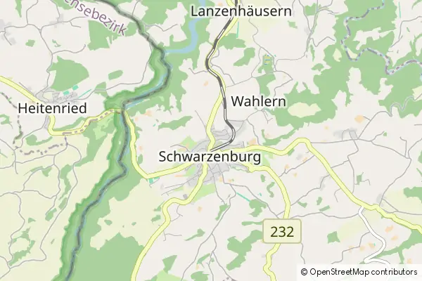 Mapa Schwarzenburg