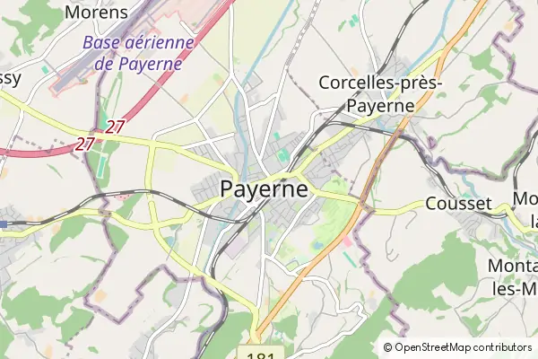 Mapa Payerne