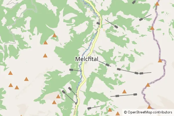 Mapa Melchtal