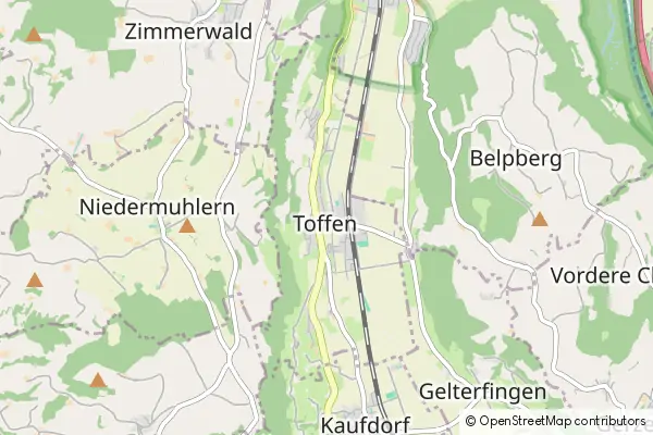 Mapa Toffen