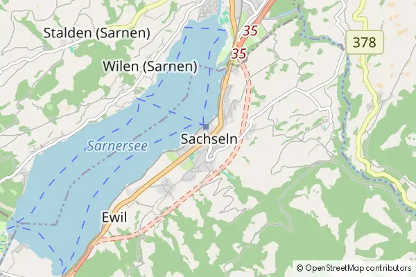 Mapa Sachseln