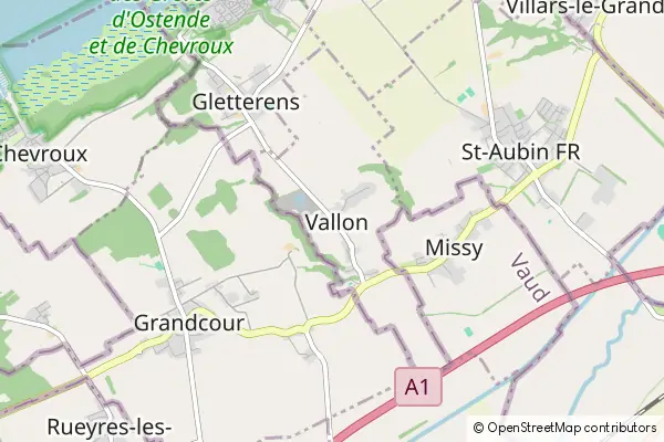 Mapa Vallon