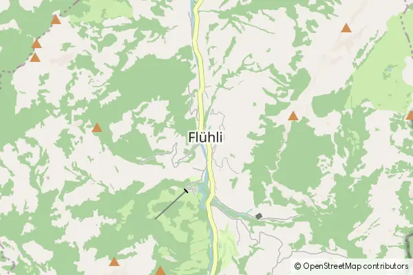 Mapa Fluehli