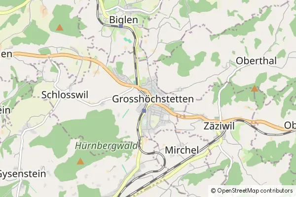 Mapa Grosshochstetten