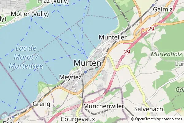 Mapa Murten