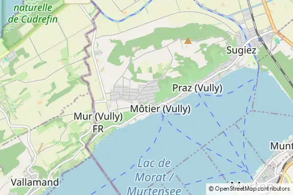 Mapa Haut-Vully