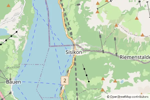 Mapa Sisikon