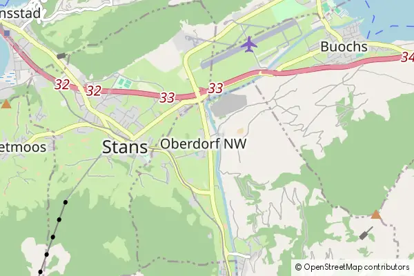 Mapa Oberdorf