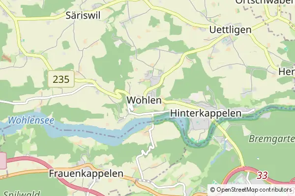 Mapa Wohlen