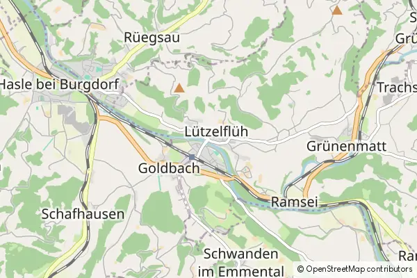 Mapa Lützelflüh