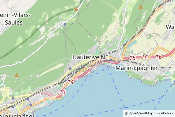 Mapa Hauterive