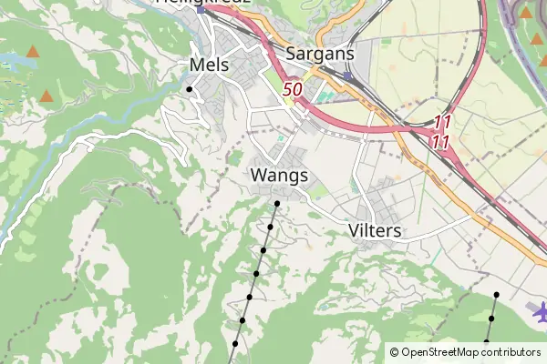 Mapa Wangs