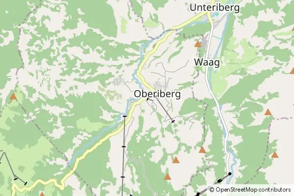 Mapa Oberiberg