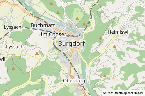 Mapa Burgdorf