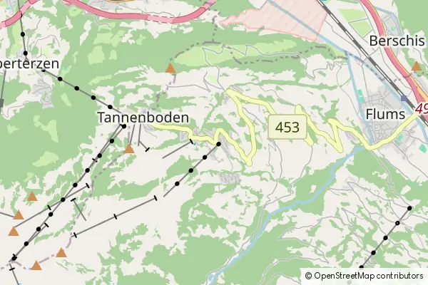 Mapa Flumserberg