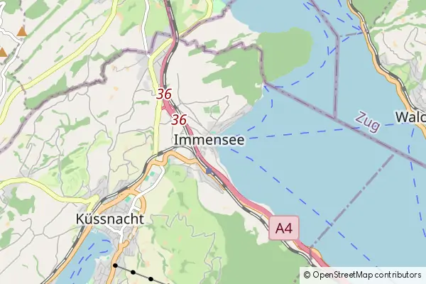 Mapa Immensee