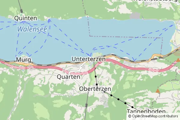 Mapa Unterterzen