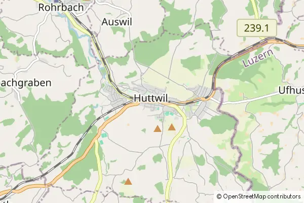 Mapa Huttwil