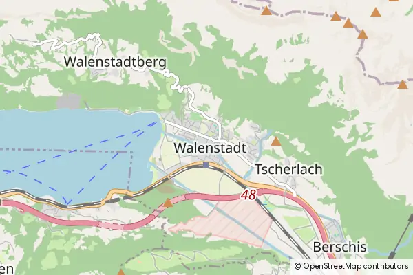 Mapa Walenstadt