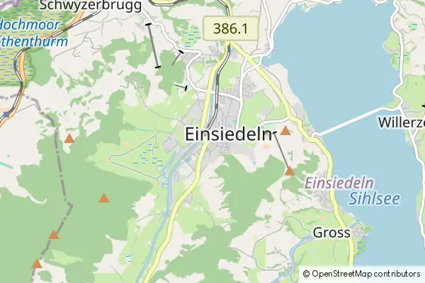 Mapa Einsiedeln