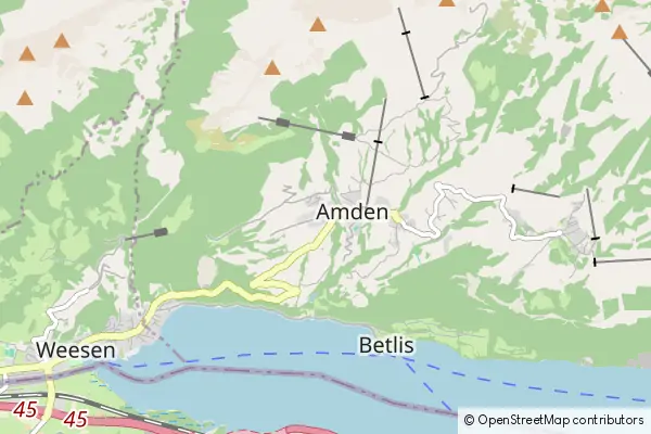 Mapa Amden