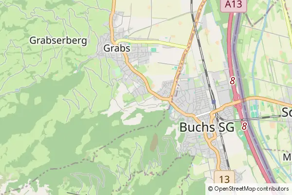 Mapa Werdenberg