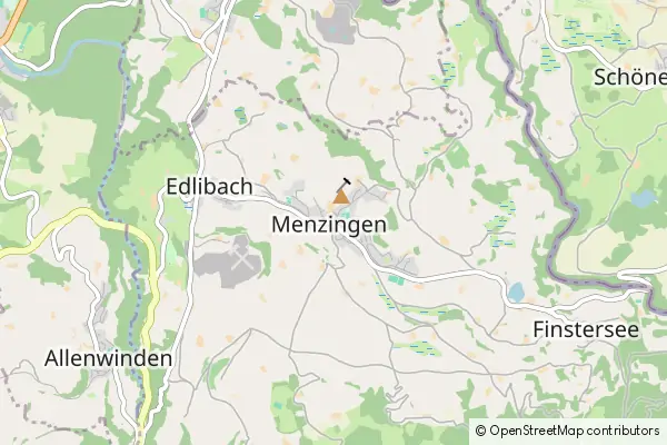 Mapa Menzingen