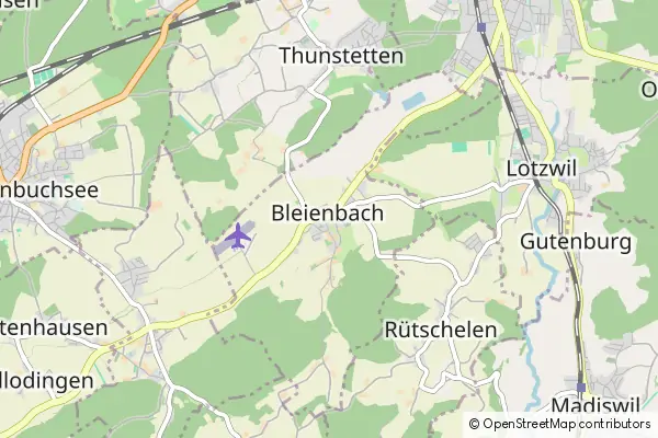 Mapa Bleienbach