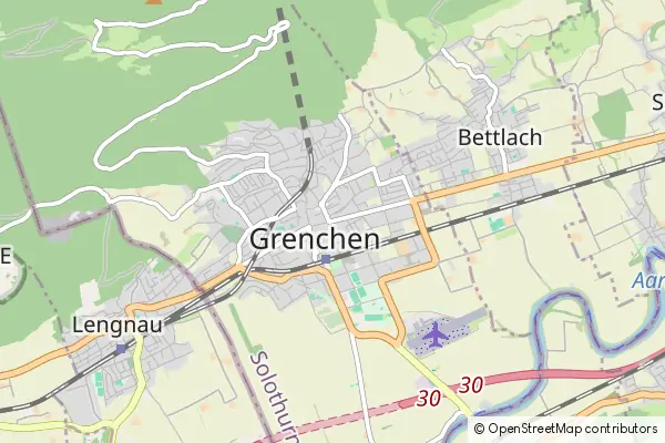 Mapa Grenchen