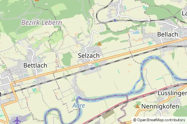 Mapa Selzach