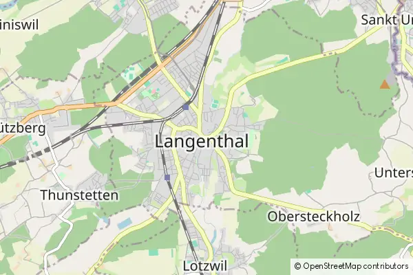 Mapa Langenthal