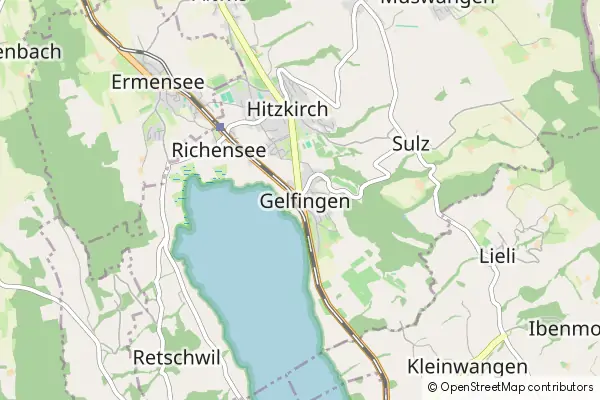 Mapa Gelfingen