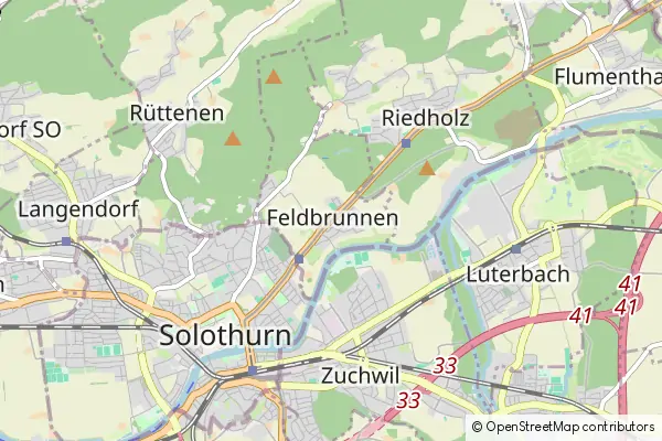 Mapa St Niklaus-Feldbrunnen