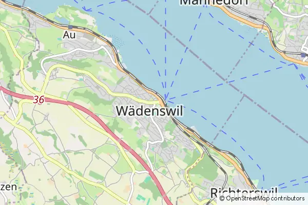 Mapa Waedenswil