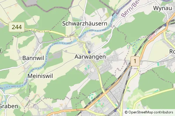 Mapa Aarwangen