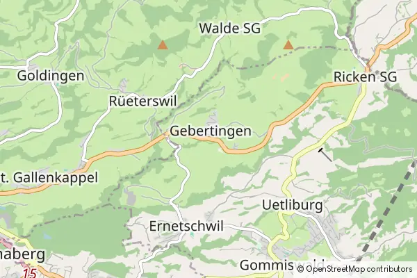 Mapa Gebertingen