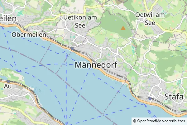 Mapa Maennedorf