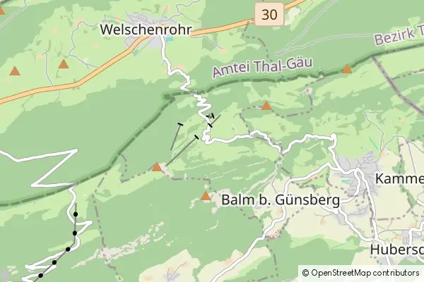 Mapa Balmberg