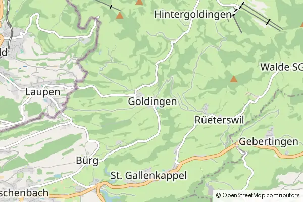 Mapa Goldingen