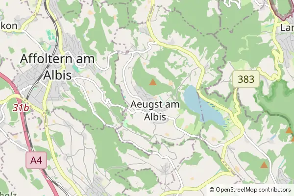 Mapa Breiten (Aeugstertal)