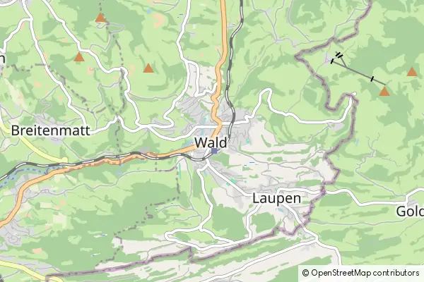 Mapa Wald